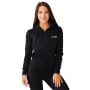 Women’s Zipper Hoodie Black - GymBeam L