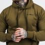 Men‘s Athlete Hoodie Military Green Black - GymBeam M