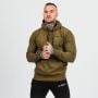 Men‘s Athlete Hoodie Military Green Black - GymBeam M