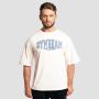 Athletic Society Boxy T-Shirt Cream - GymBeam XL