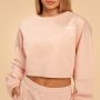 Women‘s Bliss Cropped Sweatshirt Pink - BeastPink XL