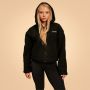 Women‘s Bliss Hoodie Jacket Black - BeastPink M