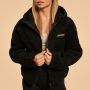 Women‘s Bliss Hoodie Jacket Black - BeastPink M