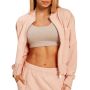 Women‘s Bliss Zip-Up Sweatshirt Pink - BeastPink XL