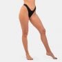 Classic High Cut Bikini Bottom Black - NEBBIA S