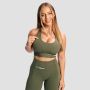 Combat Sports Bra Olive Grey - GymBeam S
