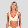 Comfy Seamless Bra Beige - GymBeam XXL