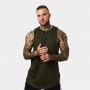 Men’s Cut Off Tank Top Military Green - GymBeam L