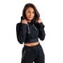 Women‘s Essential Cropped Hoodie Black - STRIX M