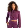 Women‘s Essential Cropped Hoodie Plum - STRIX S