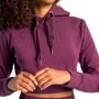 Women‘s Essential Cropped Hoodie Plum - STRIX S