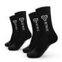 Essential Crew Socks 2Pack Black - STRIX M