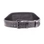 Full Leather Fitness Belt Black - GymBeam XXL