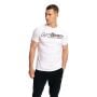 Fitness T-Shirt White - GymBeam XL