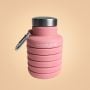 Collapsible Water Bottle Pink 500 ml - BeastPink single_variant