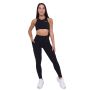 Ignite Sports Bra Black - GymBeam L