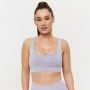 Lift Seamless Sports Bra Violet - GymBeam XL