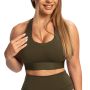 Limitless Sports Bra Espresso - GymBeam S