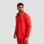Limitless Zipper Sweatshirt Hot Red - GymBeam XXXL