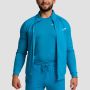 Muška dukserica Zip Up Limitless Aquamarine - GymBeam XXXL
