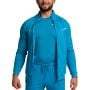 Muška dukserica Zip Up Limitless Aquamarine - GymBeam XXXL