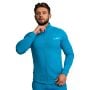 Muška dukserica Zip Up Limitless Aquamarine - GymBeam XXXL