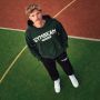 Varsity Hoodie Green - GymBeam XXL