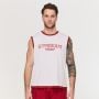 Men‘s Varsity Tank Top White - GymBeam XXL