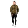 Men‘s Athlete Hoodie Military Green Black - GymBeam M
