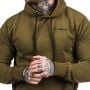 Men‘s Athlete Hoodie Military Green Black - GymBeam M