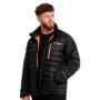 Men‘s Puffer Jacket Black/Orange - GymBeam XL