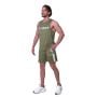 Mesh Shorts Essence Green - GymBeam XL