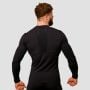 Mid Compression Long Sleeve T-Shirt Black - GymBeam M
