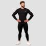 Mid Compression Long Sleeve T-Shirt Black - GymBeam M