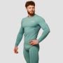Mid Compression Long Sleeve T-Shirt Blue - GymBeam L