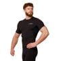 Mid Compression T-Shirt Black - GymBeam XL