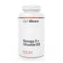 Omega 3 + Vitamin D3 - GymBeam 90 kaps.