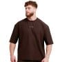 Unstoppable Oversized T-Shirt Brown - GymBeam M