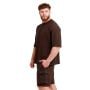 Unstoppable Oversized T-Shirt Brown - GymBeam M
