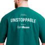 Unstoppable Oversized T-Shirt Green - GymBeam L