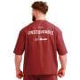 Unstoppable Oversized T-Shirt Red - GymBeam L