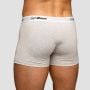 Men‘s Essentials Boxers 3Pack Grey - GymBeam XXXL