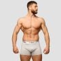 Men‘s Essentials Boxers 3Pack Grey - GymBeam XXXL