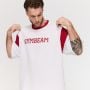 Premium Heavyweight Varsity T-Shirt White  - GymBeam XXL