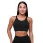 Pulse Running Sports Bra Black - GymBeam L