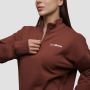 Women‘s Agile 1/2 Zip Jumper Root - GymBeam XL