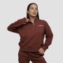 Women‘s Agile 1/2 Zip Jumper Root - GymBeam XL