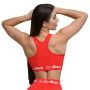 Women‘s Simple Bra Rouge Red - GymBeam L