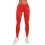 Women‘s Simple Leggings Rouge Red - GymBeam XL