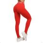 Women‘s Simple Leggings Rouge Red - GymBeam XL
